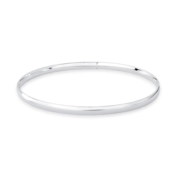 BRACELETE REDONDO LISO - PRATA 925