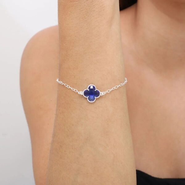 PULSEIRA TREVO EM ZIRCÔNIA - PRATA 925 - Image 2